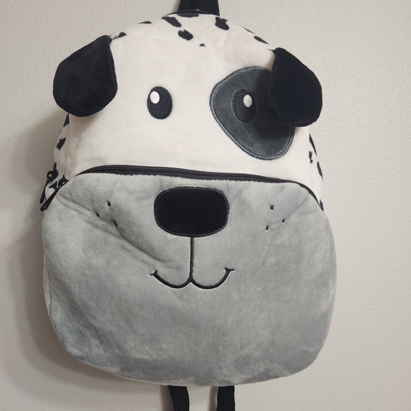 Dalmatian Dog Plush Backpack Kids Soft Plush Mini Backpack - Picture 1 of 11